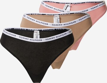 Tommy Hilfiger Underwear Tanga – hnědá: přední strana