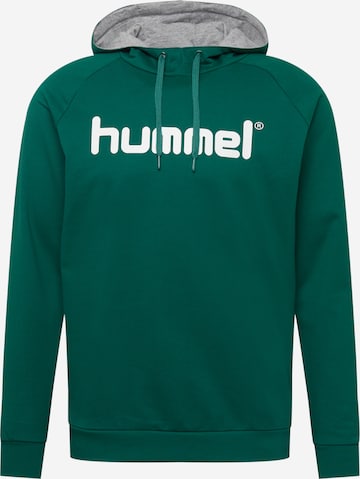 Hummel - Sweatshirt de desporto em verde: frente
