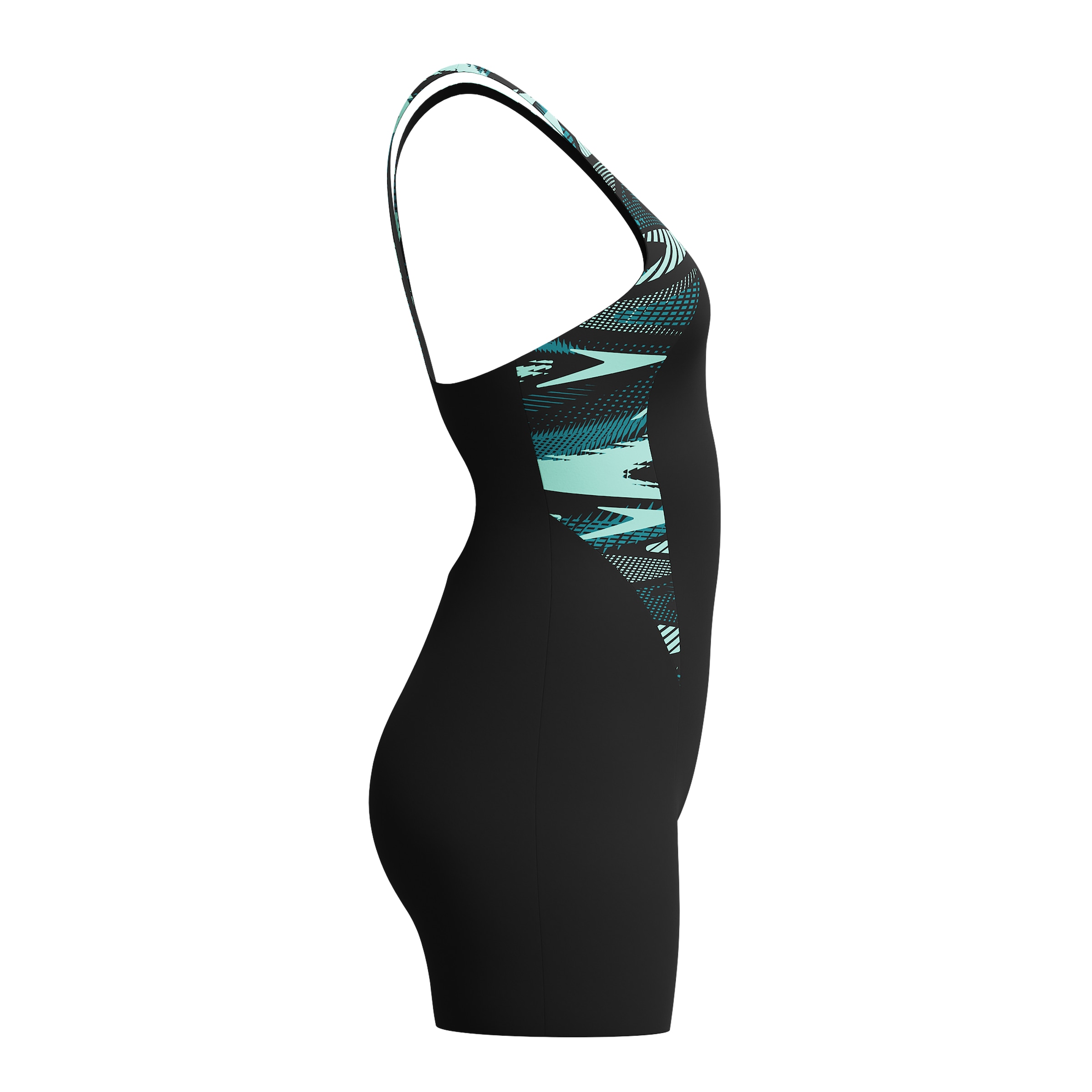 SPEEDO Sportbadeanzug in Schwarz
