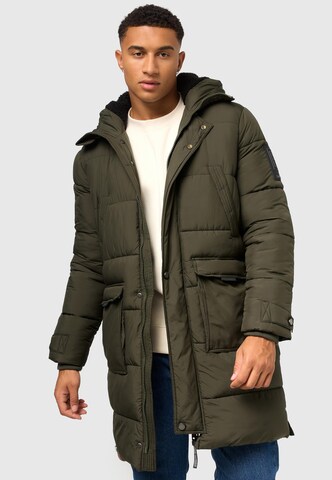 STONE HARBOUR Winterparka 'Beviis' in Groen: voorkant