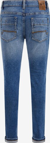 Coupe slim Jean WE Fashion en bleu