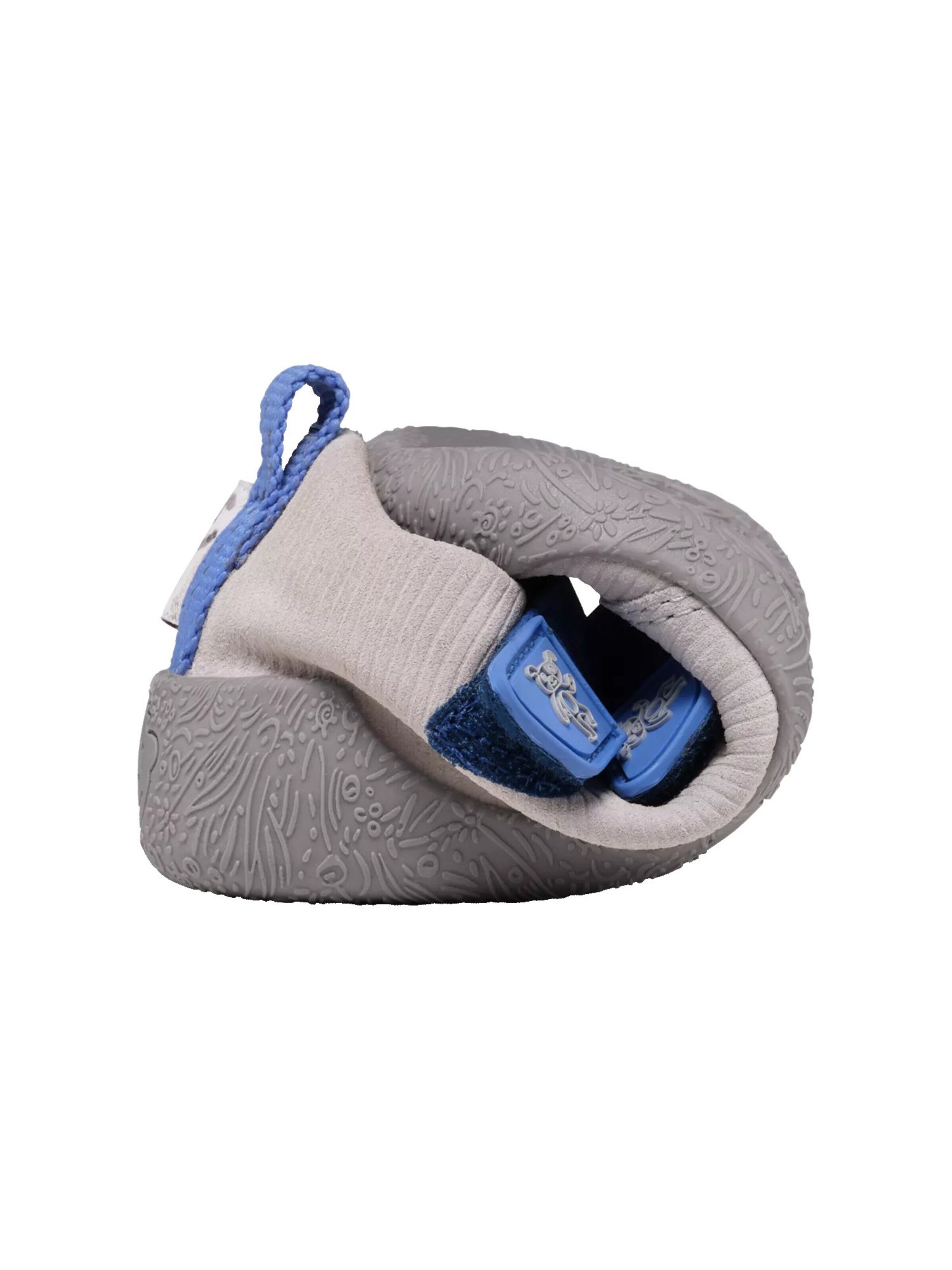 Affenzahn First-Step Shoes 'Lauflernschuh Leder Walky' in Grey
