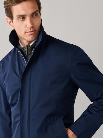 Hackett London Between-seasons coat in Blue
