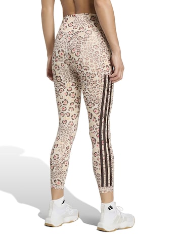 ADIDAS PERFORMANCE Skinny Παντελόνι φόρμας 'FARM' σε μπεζ