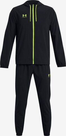 UNDER ARMOUR Trainingspak 'Challenger Pro' in Zwart: voorkant