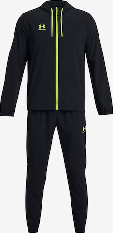 UNDER ARMOUR Trainingspak 'Challenger Pro' in Zwart: voorkant