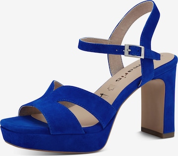 Sandalo con cinturino di TAMARIS in blu: frontale