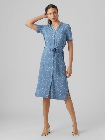 VERO MODA Shirt dress in Blue: front
