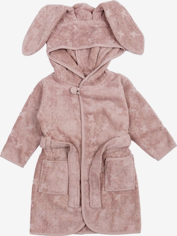 Müsli by GREEN COTTON Bathrobe in Pink: front