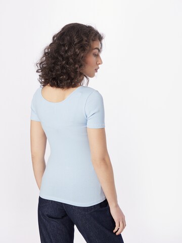 PIECES T-Shirt 'KITTE' in Blau