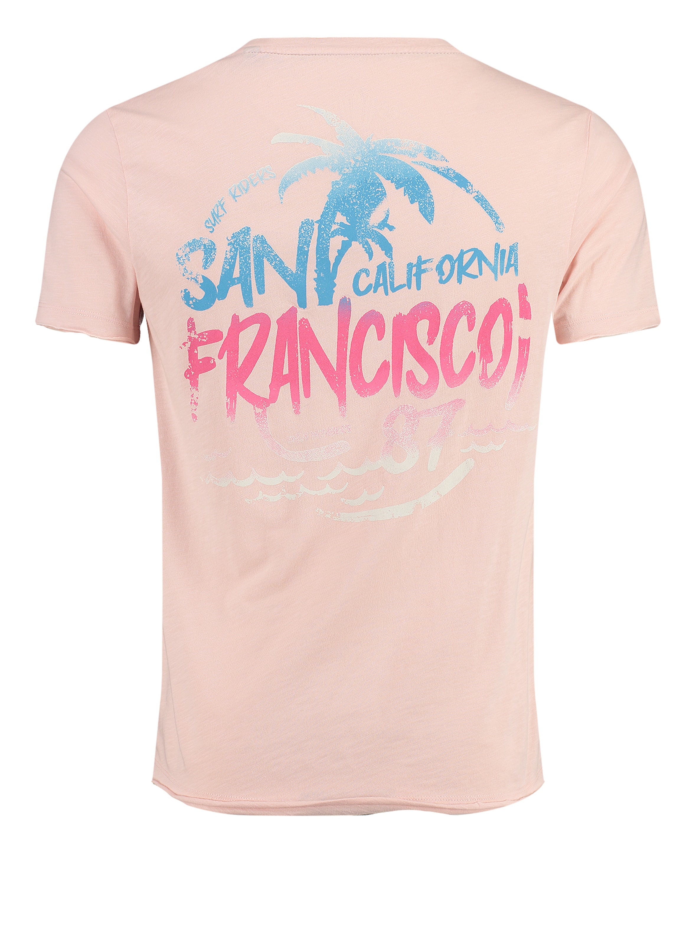 Key Largo T-shirt 'SOUND' i rosa