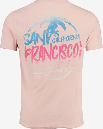 Key Largo Shirt 'SOUND' in Pink