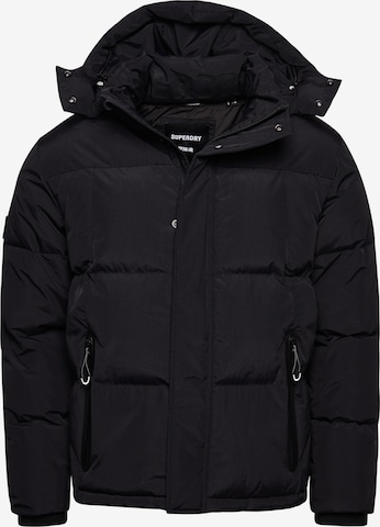 Veste d’hiver Superdry en noir : devant