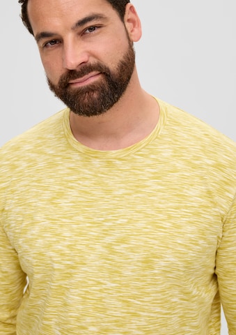 s.Oliver Men Big Sizes Shirt in Yellow