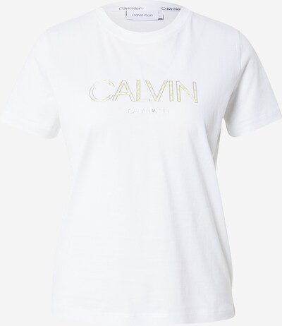 Calvin Klein Shirt in gelb / silber / weiß, Produktansicht