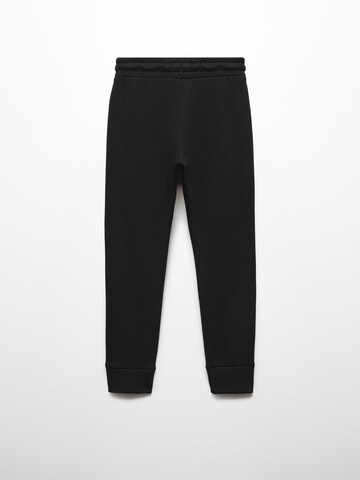 MANGO KIDS Tapered Housut 'FRANCIA5' värissä musta