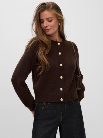 VERO MODA - Cárdigan 'VMHAZEL' en marrón: frente