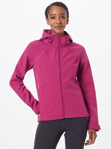 Veste outdoor 4F en rose : devant