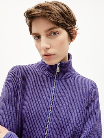 ARMEDANGELS Knit cardigan in Purple