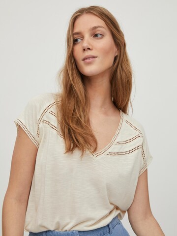 T-shirt 'Noel' VILA en beige