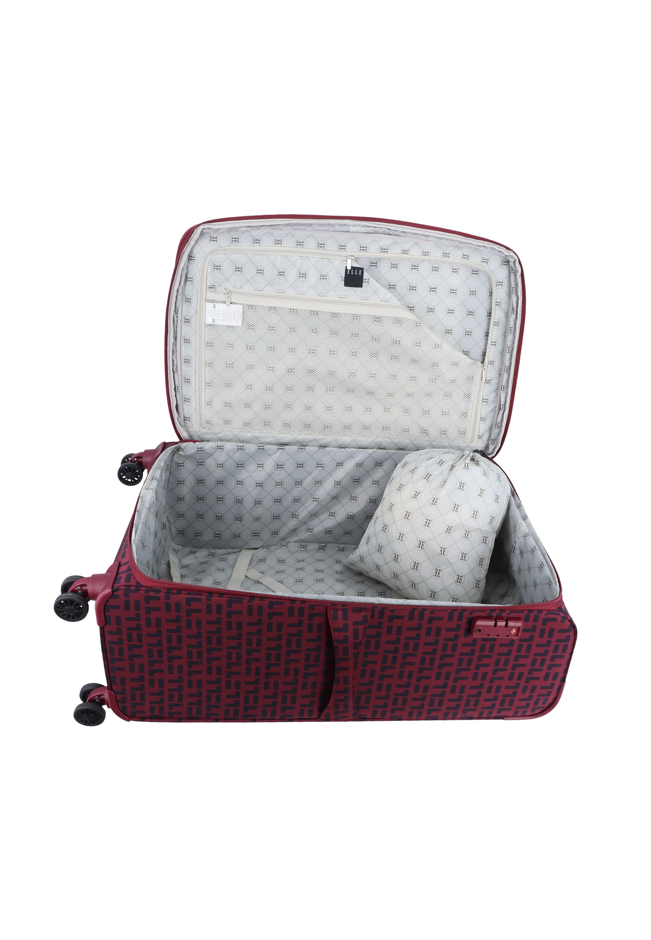 ELLE Suitcase Set 'Couture' in Red