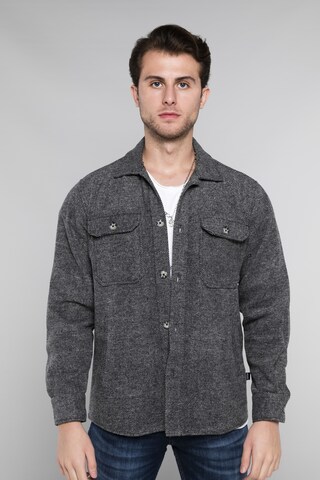 CARISMA Comfort fit Button Up Shirt in Grey