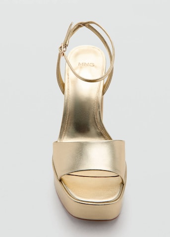 MANGO Sandale 'Mexy' in Gold