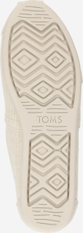 balta TOMS Loaferai