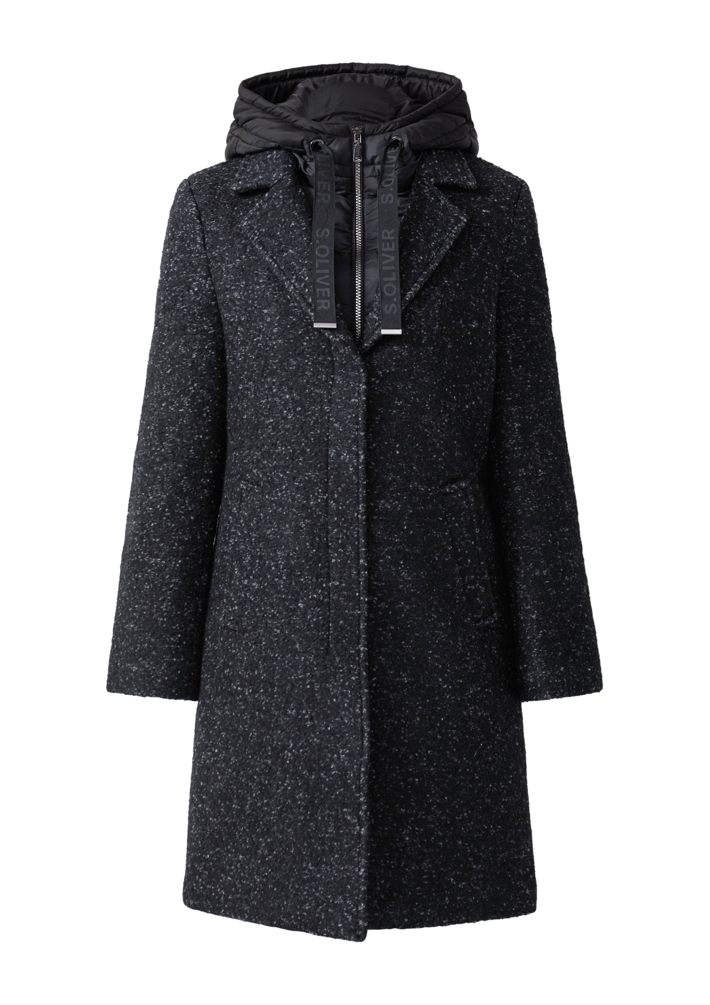Manteau d’hiver s.Oliver en noir : devant