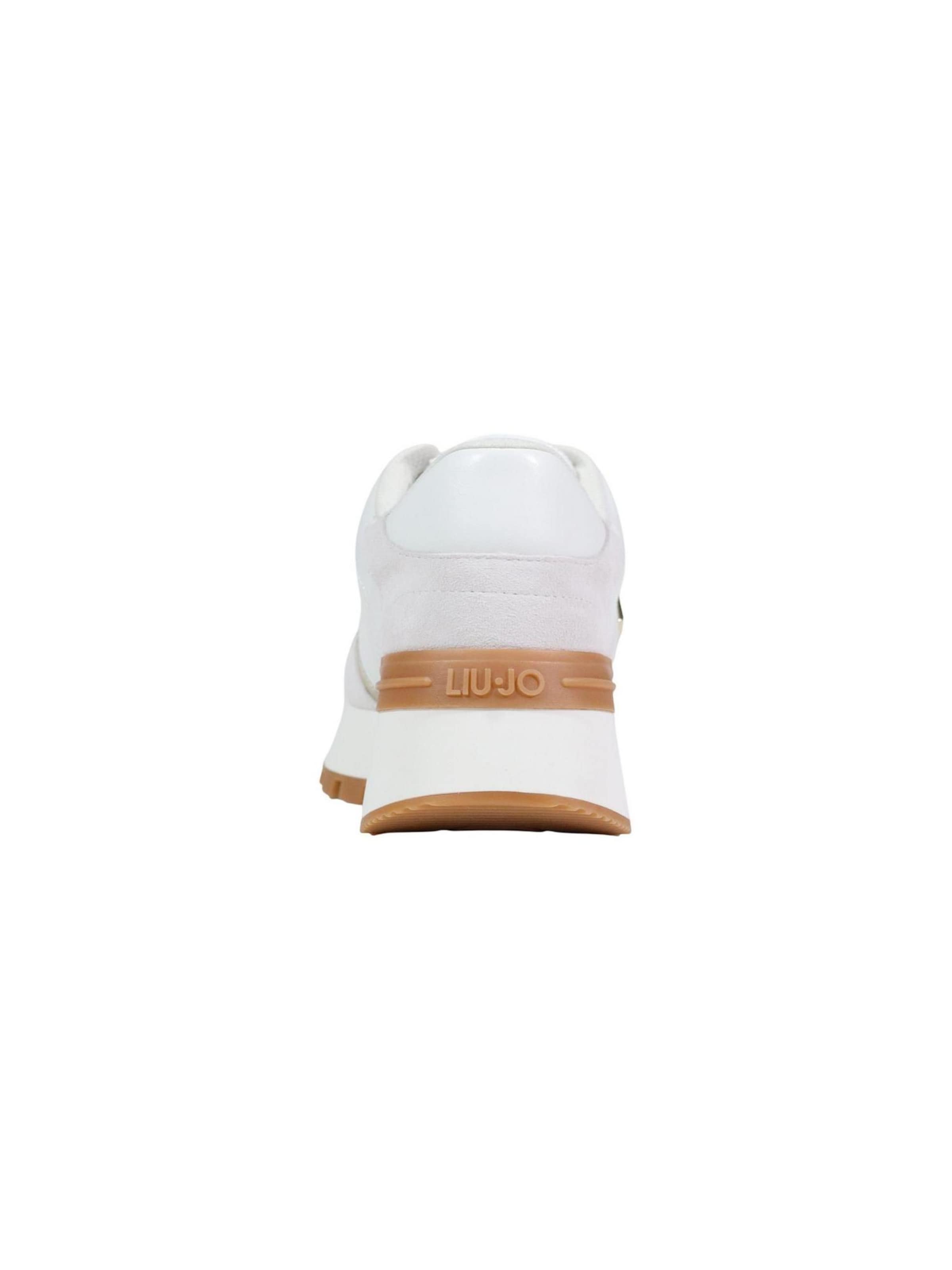 Sneaker bassa 'AMAZING 43 BIS BA6031PX027' di Liu Jo in bianco