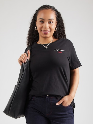 ONLY Carmakoma Póló 'CARNINNA' - fekete: elől