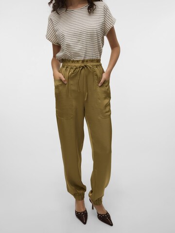 Loosefit Pantalon VERO MODA en vert