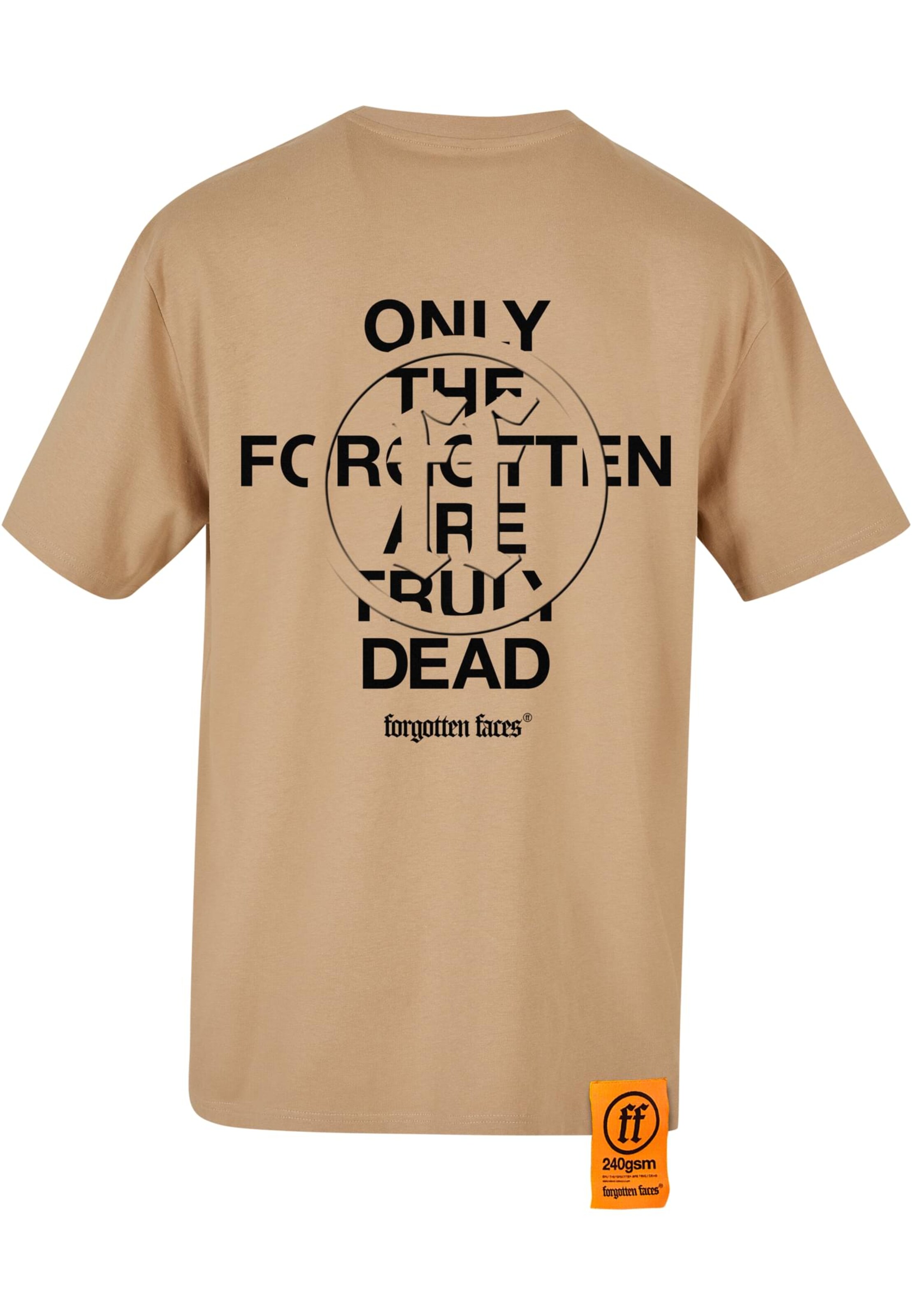 Forgotten Faces Тениска в бежово