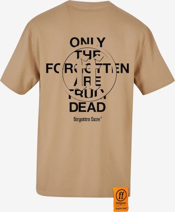 Forgotten Faces T-shirt i beige