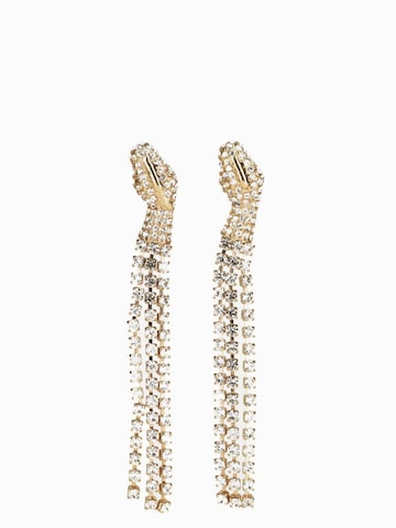 Addicted2 Earrings in Gold: front