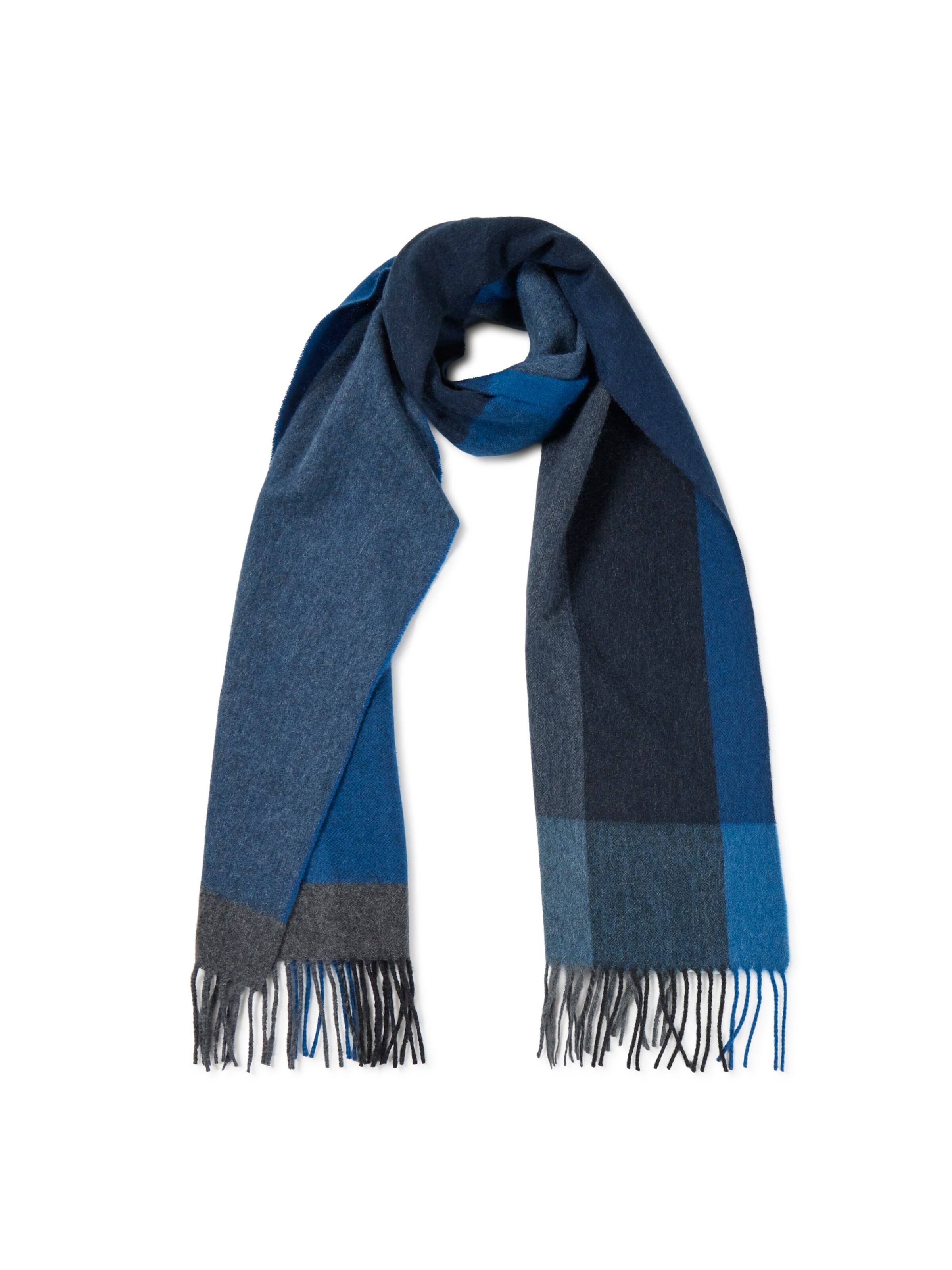 CASH-MERE.CH Scarf in Blue: front