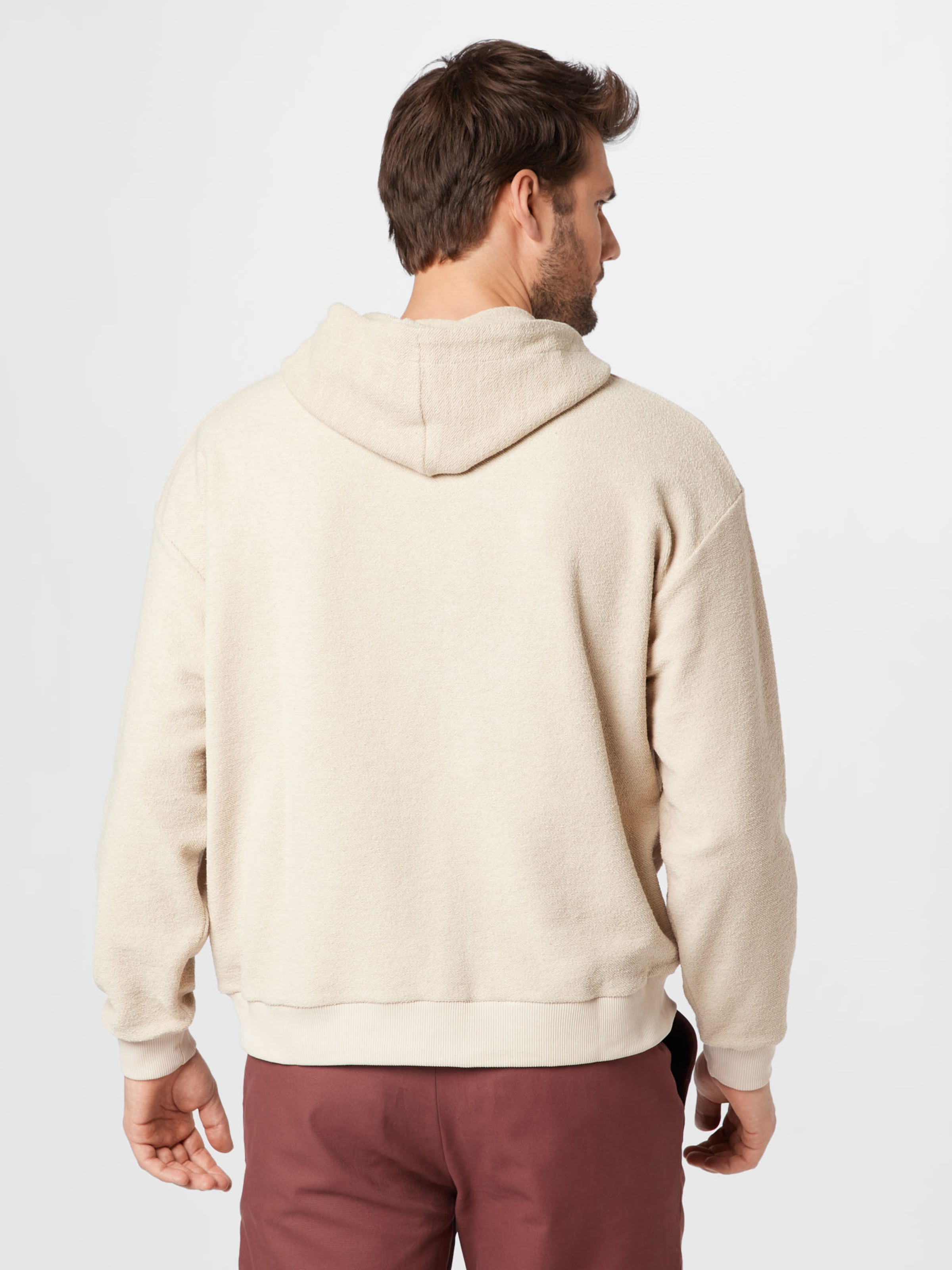Männer Sweat BURTON MENSWEAR LONDON Sweatshirt in Stone - QQ04069 Männer Sweat BURTON MENSWEAR LONDON Sweatshirt in Stone - QQ04069