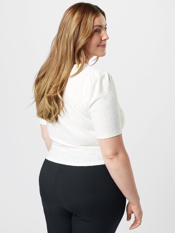 T-shirt 'Katharina' ABOUT YOU Curvy en blanc