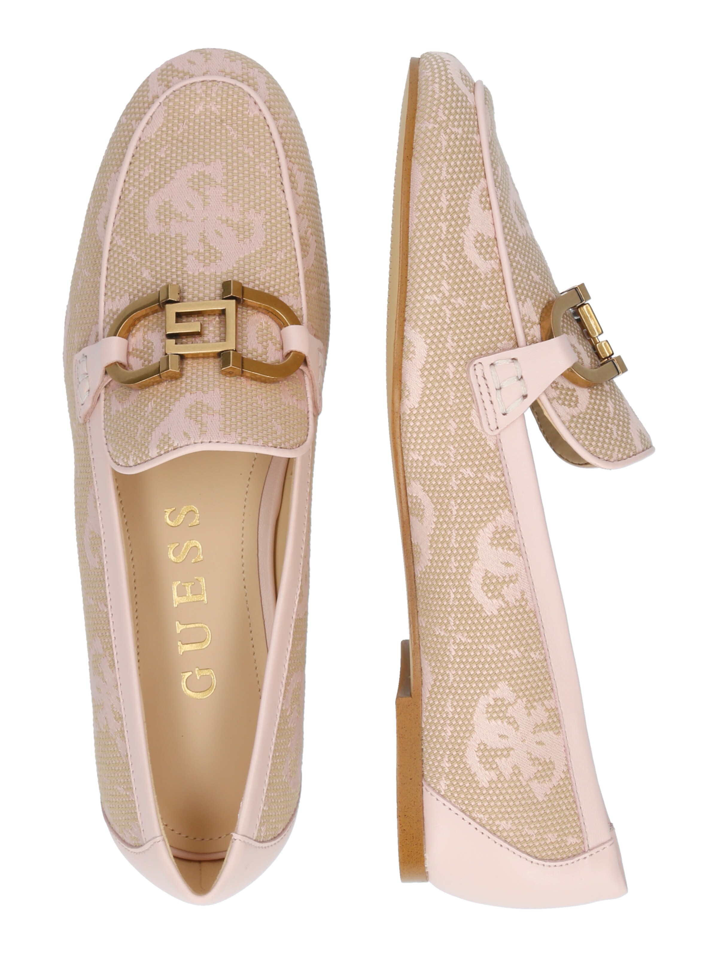 GUESS Mocassins 'Isaac' in Roze