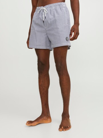 JACK & JONES Board Shorts 'FIJI' in Blue: front