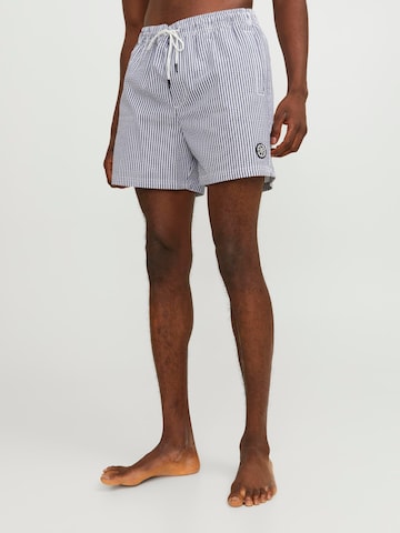 JACK & JONES Zwemshorts 'FIJI' in Blauw: voorkant