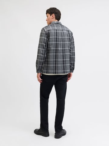 JACK & JONES Regular Fit Hemd in Grau