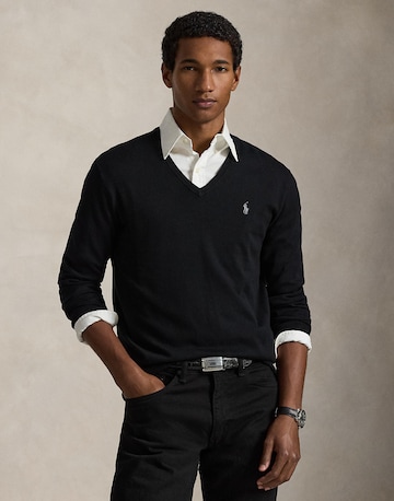 Polo Ralph Lauren Пуловер в черно: отпред
