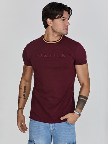 SikSilk Shirt in Rot: Vorderseite