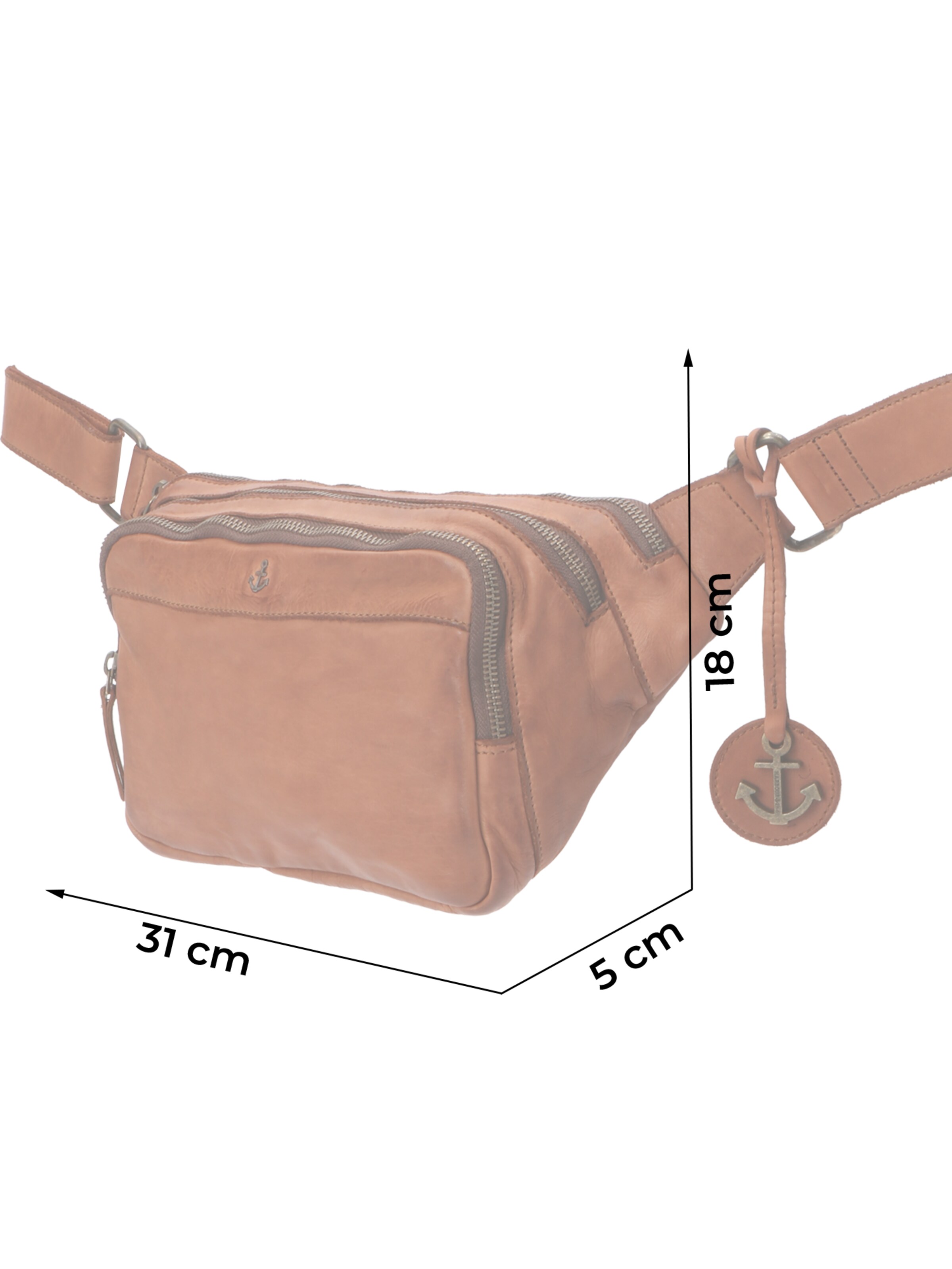 Harbour 2nd Torba na pasek 'Cool Casual Matteo' w kolorze brązowy