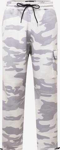 Loosefit Pantalon HOLLISTER en gris : devant