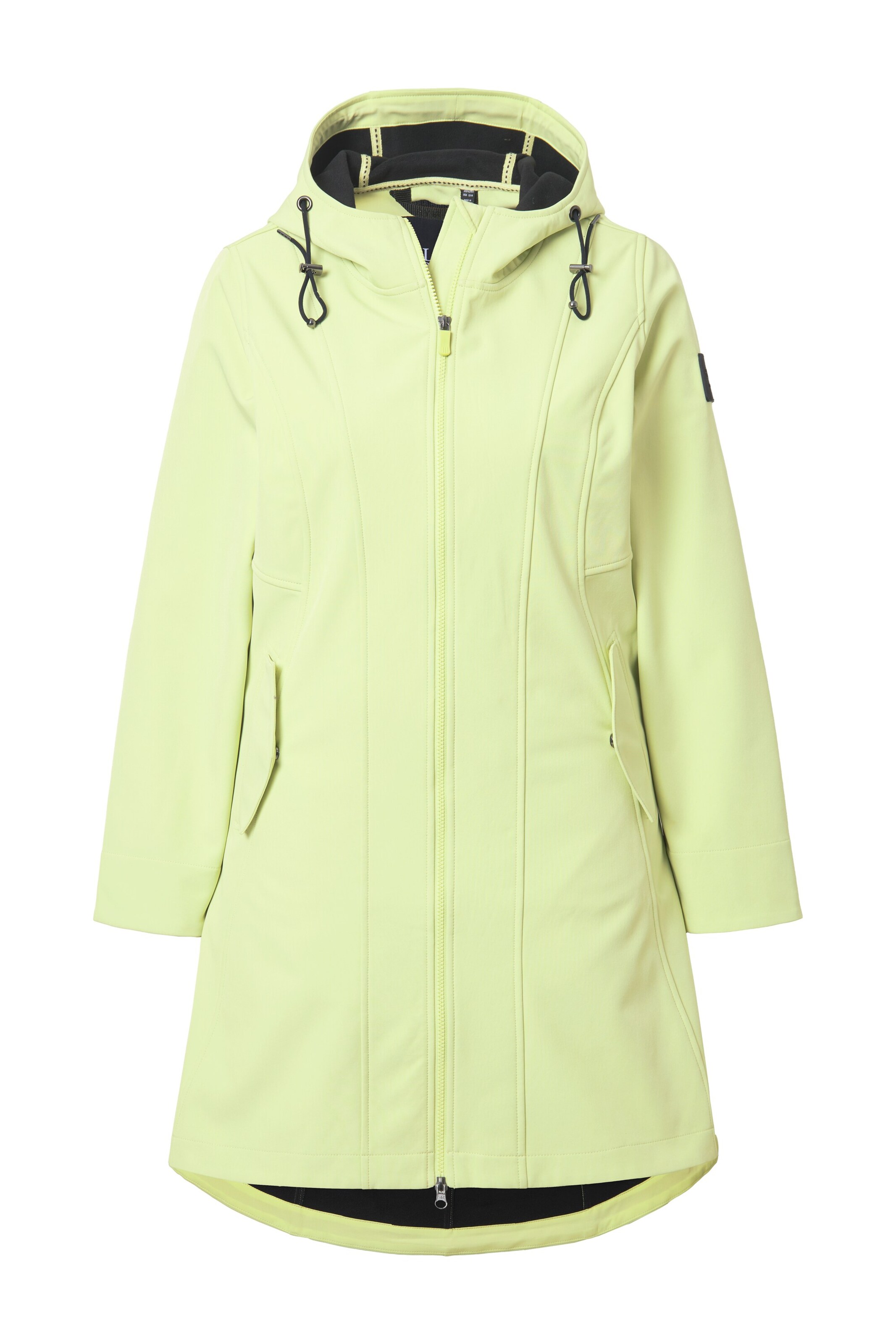 Ulla Popken Functionele mantel in Geel: voorkant