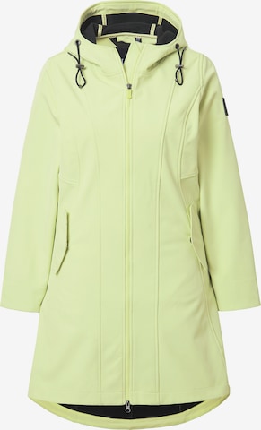 Ulla Popken Functionele mantel in Geel: voorkant