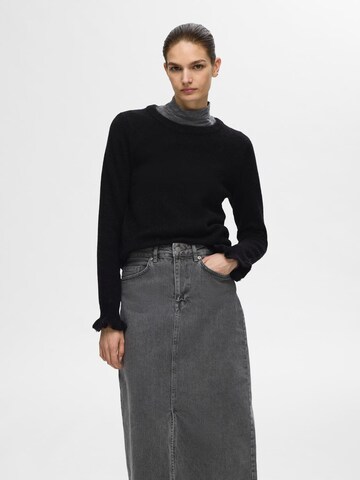 SELECTED FEMME - Jersey 'SLFLULU' en negro: frente
