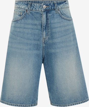 WE FashionLoosefit Traperice - plava boja: prednji dio